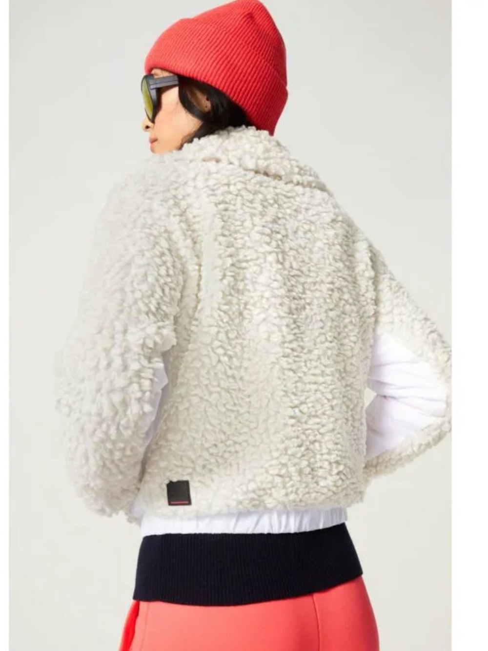 Bogner Cream Nessy  Shearling Ski Jacket Fire and Ice